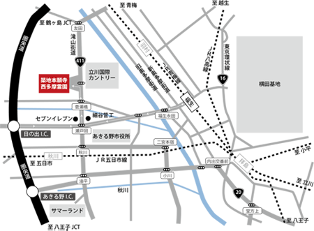 西多摩霊園マップ
